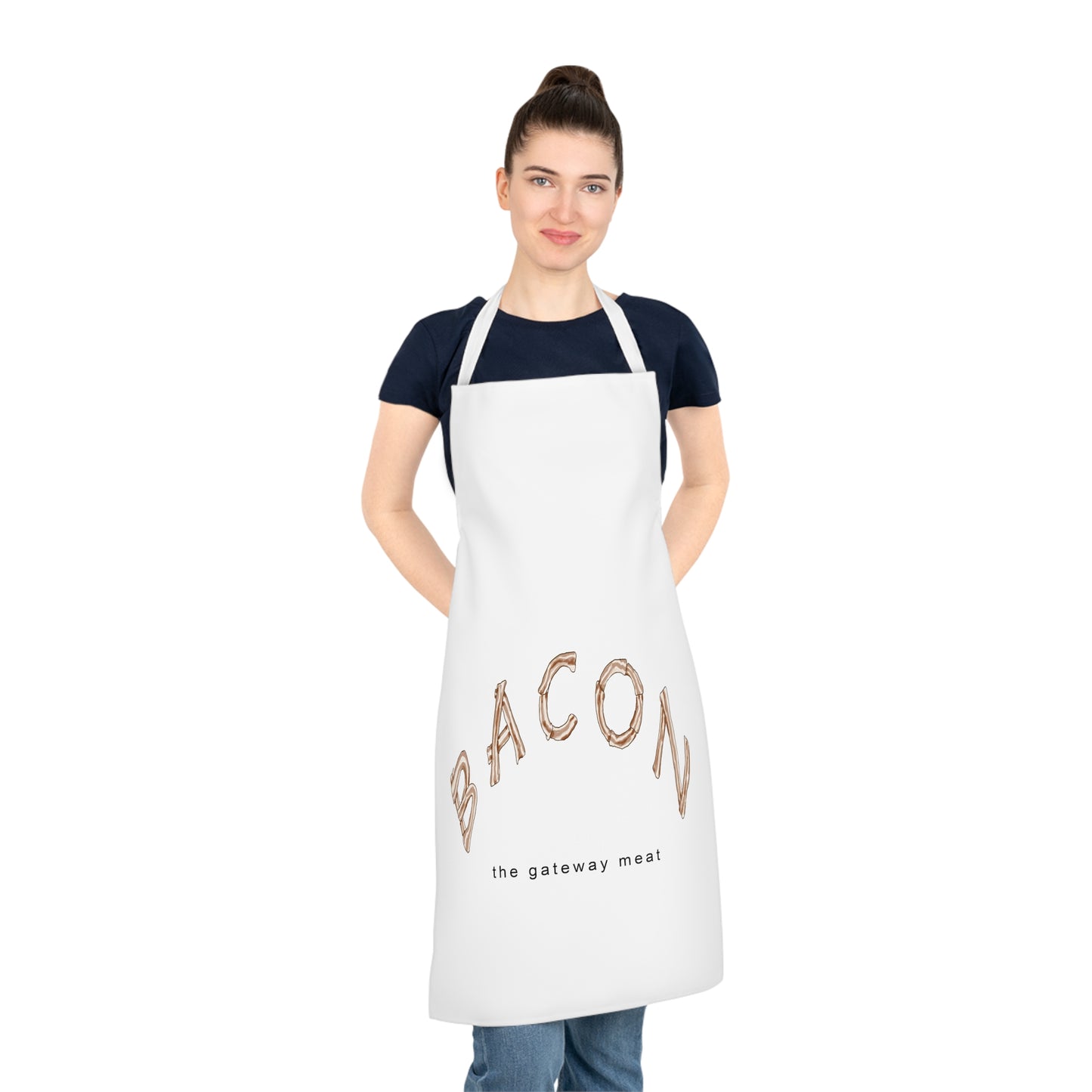 Bacon "The Gateway Meat" White Apron